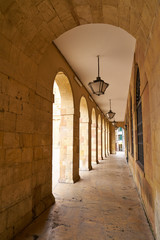 Obraz premium Oviedo City Town Hall arcade Ayuntamiento Asturias