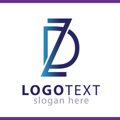 DZ Letter Logo