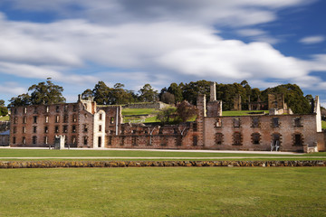 Fototapeta na wymiar Port Arthur historical site in Port Arthur, Tasmania, Australia during the daytime.
