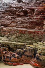 Playa las catedrales Catedrais beach in Galicia Spain