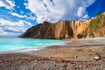 Playa del Silencio in Cudillero Asturias Spain