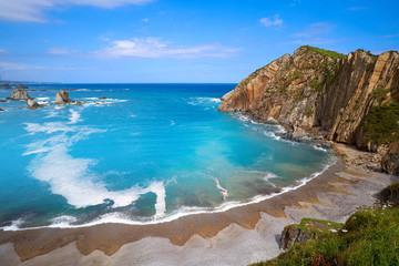 Obraz premium Playa del Silencio in Cudillero Asturias Spain