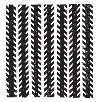 Zollner Illusion, crossed with short,  vintage engraving.