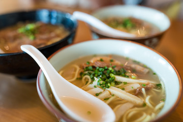 Okinawa cuisine, Japanese pork ramen