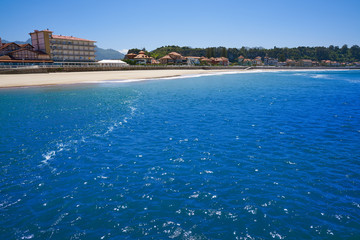 Ribadesella river Sella in Asturias Spain