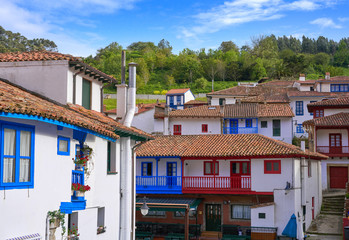 Tazones village of Asturias Spain