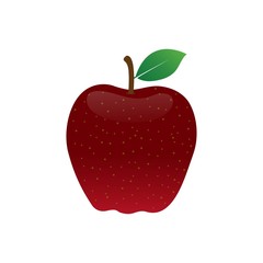 apple logo icon design template vector