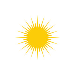 Sun  logo icon design template vector