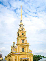 Fototapeta na wymiar Peter and Paul Cathedral, Saint Petersburg, Russia.