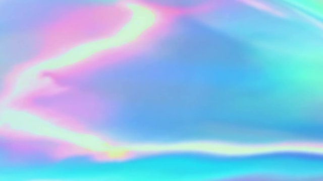 Holographic render animation with neon and pastel gradient color.