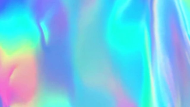 Holographic render animation with neon and pastel gradient color.
