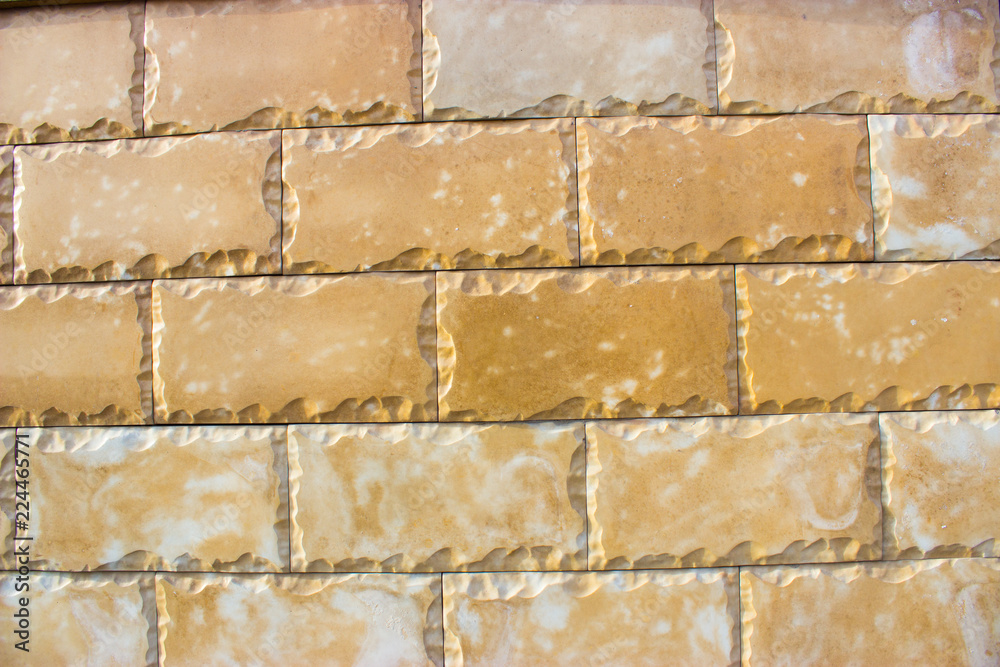 Poster abstraction of colored stones or tiles