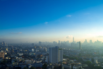 タイの街の眺め