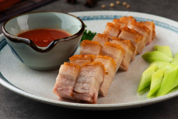 Chinese roasted crispy pork