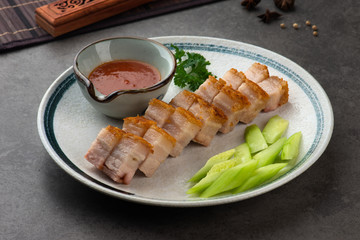 Chinese roasted crispy pork