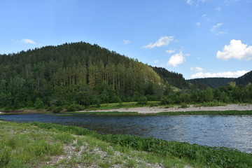 lake in the mountains