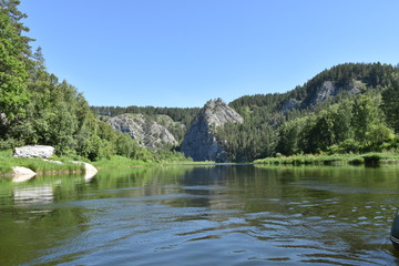 Fototapeta na wymiar lake in the mountains2