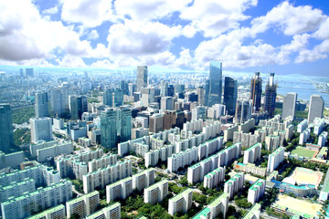 Seoul from a high point of view