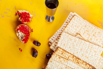 traditional Jewish kosher matzo for Easter pesah