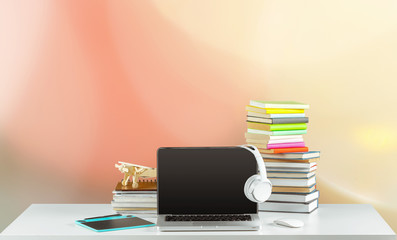 Modern creative workspace.