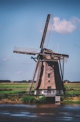dutch windmill in holland