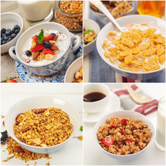 Oatmeal porridge bowl