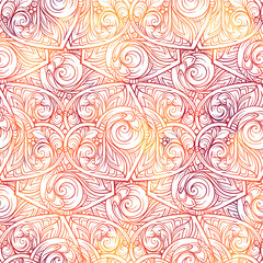Ethnic ornamental colorful seamless pattern