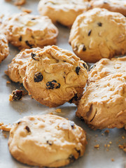 chocolate chip cookies with jam