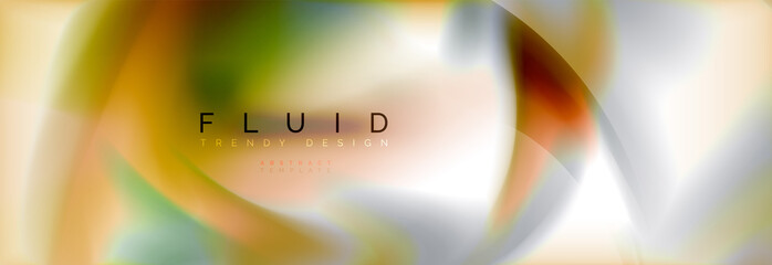 Abstract background holographic liquid colors design