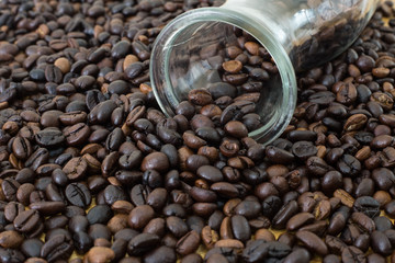 Coffee beans.