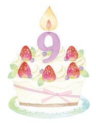 ケーキのイラスト