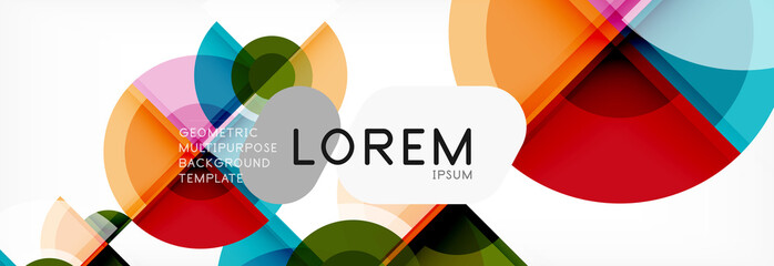 Circle abstract background