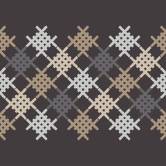 Ethnic boho seamless pattern. Traditional ornament. Tribal pattern. Folk motif. Can be used for wallpaper, textile, invitation card, wrapping, web page background.