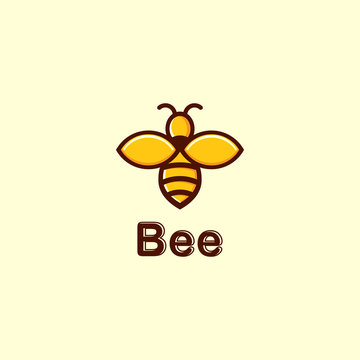 Bee vector logo