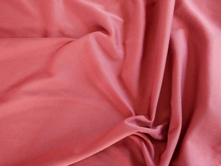 red silk fabric background