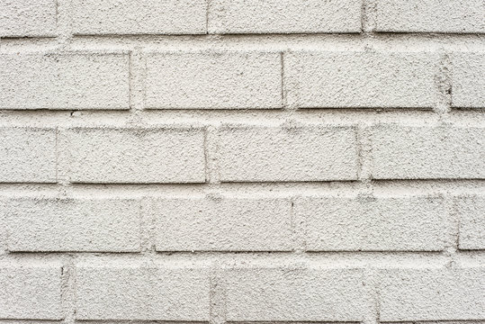 rough White painted brick wall for a background