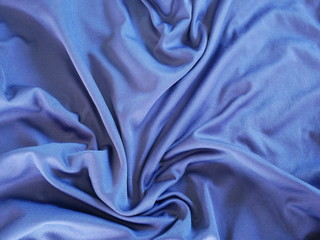 blue silk fabric background