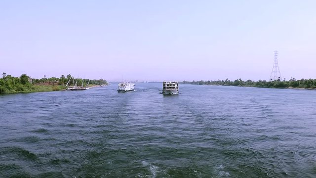 Sailing in Luxury Nile River Cruises. Most Nile cruises sail between Aswan and Luxor, stopping off to see the temples at Kom Ombo, Edfu, and Esna.  A 200km journey full of archaeological riches