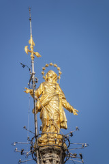 Naklejka premium a the Madonna Milan cathedral Italy