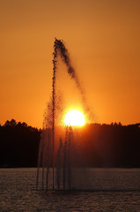Fontäne bei Karlskrona