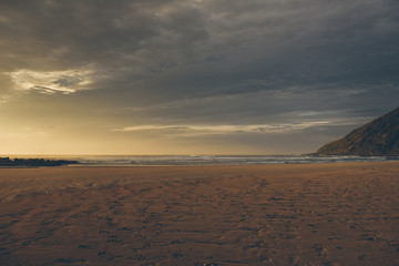 sunrise over the ocean