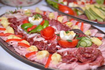 appetizer lined bowl for celebration