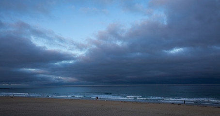 Early morning while on summer family vacation at the beach is a great time to walk along the shoreline and take in the fresh air and seas side sounds. Relaxing
