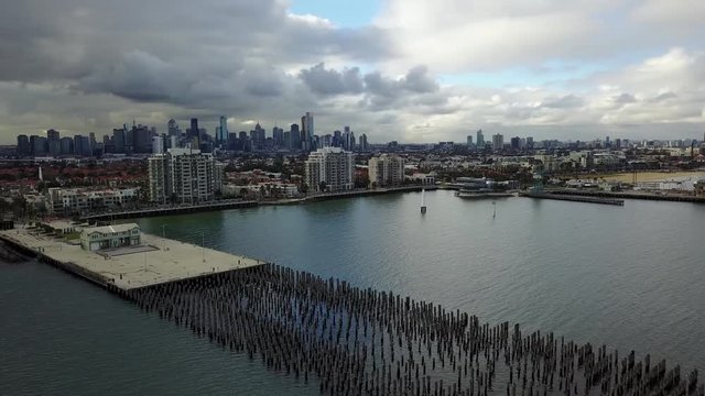 Melbourne, Princes pier filmed in D-Log ungraded