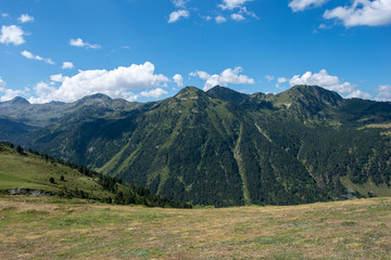Mountains in the Bonaigua in the Valley of Aran, Pyrenees