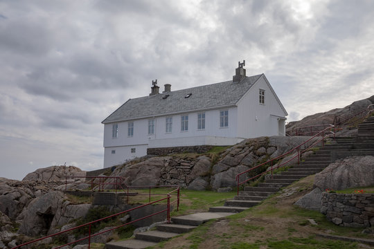 Old woodenhouse at Lindesnes Norway