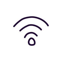 Wi Fi icon vector illustration on white background