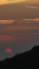 sunset in the mountains