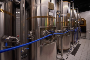 Equipment for making beer in a brewery