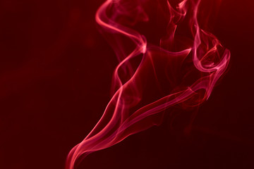 Obraz premium Movement of white smoke